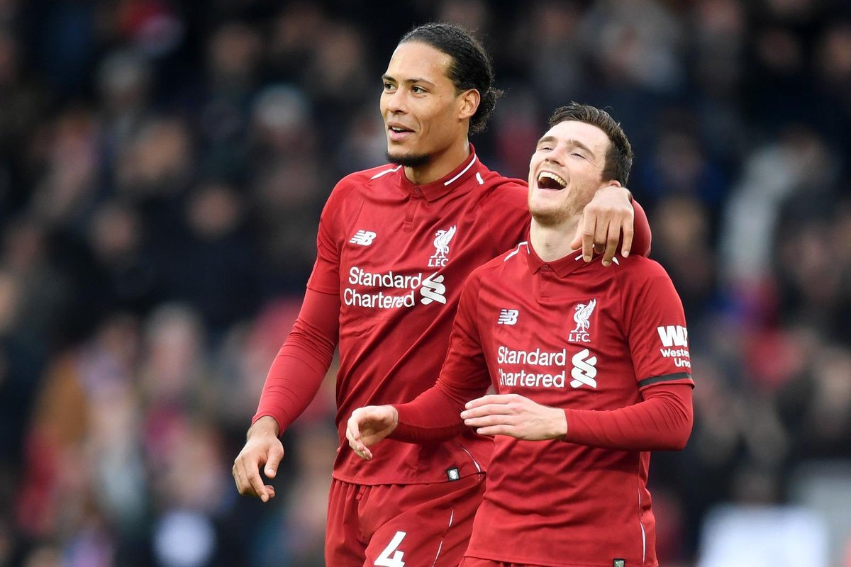 VirgilvDijk's tweet photo. What an atmosphere at Anfield 🔥 Another big performance and big result. Now all eyes back on Porto 💪 #YNWA https://t.co/Phurml35qu