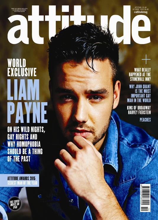 in october 2015, liam posed for the cover of attitude magazine, uk' best selling gay magazine. he told them his thoughts on homophobia.