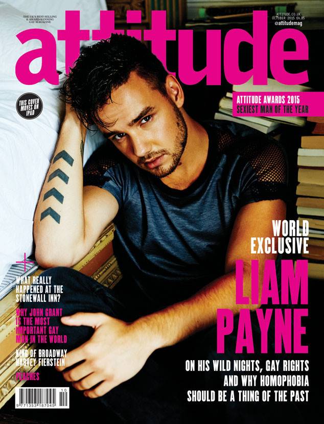 in october 2015, liam posed for the cover of attitude magazine, uk' best selling gay magazine. he told them his thoughts on homophobia.