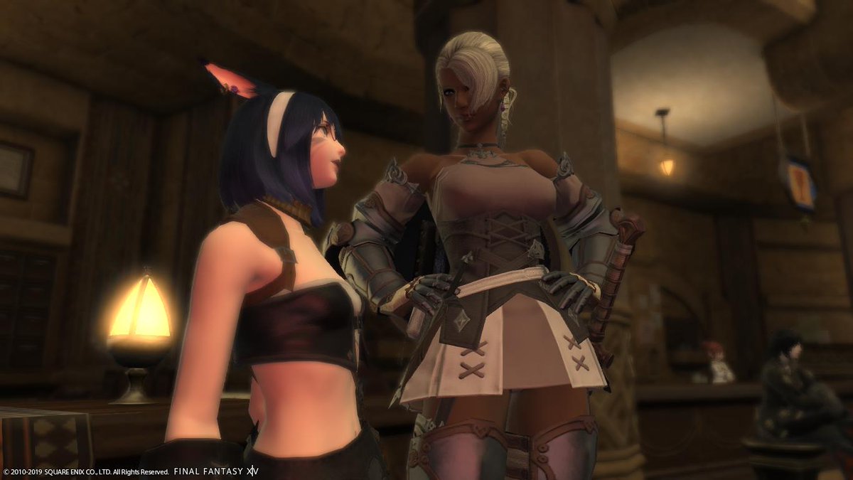 projectR64's tweet image. (( A more posh version of Rabia exists in Final Fantasy XIV now.  Blame the player of a certain Templar who shall remain nameless.

Also, Pia turned into a catgirl. ))