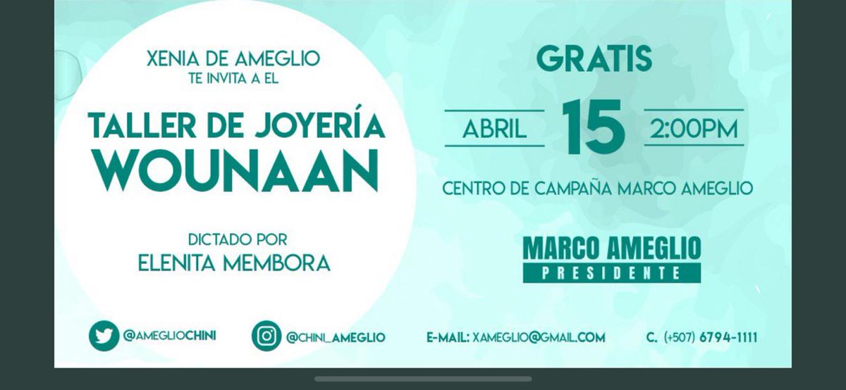 Un curso de joyerías gratis siempre es bienvenido!!!!! No se lo pierda 
Llame al 6794-1111 para reservar un cupo <a href="/AmeglioChini/">Chini Ameglio</a>