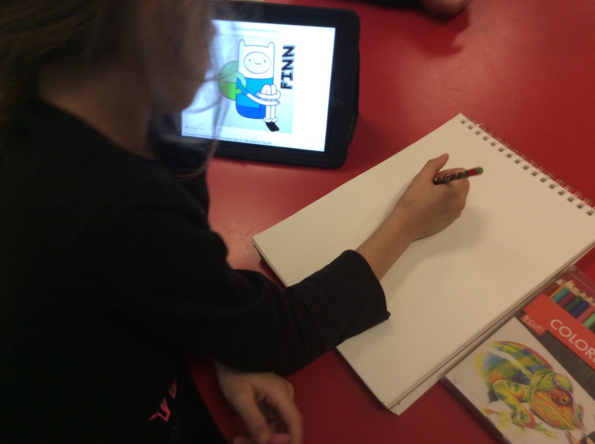 shsundberg's tweet photo. Think like an Artist @JonesvilleCS #artisticbehavior #creative #elementaryartroom https://t.co/uad7HaacRo