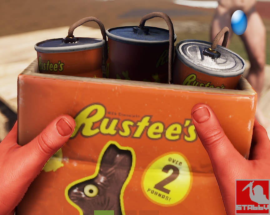 Horrorview's tweet photo. Sweet Satchel and Chocolate Hunter made it to the semi-finals! Help Us Cross the Finish Line! Vote and Fave! :P @playrust #rustskins #rustyspring2019 https://t.co/RHK7oxhdf1 https://t.co/LiLBeUQ8by