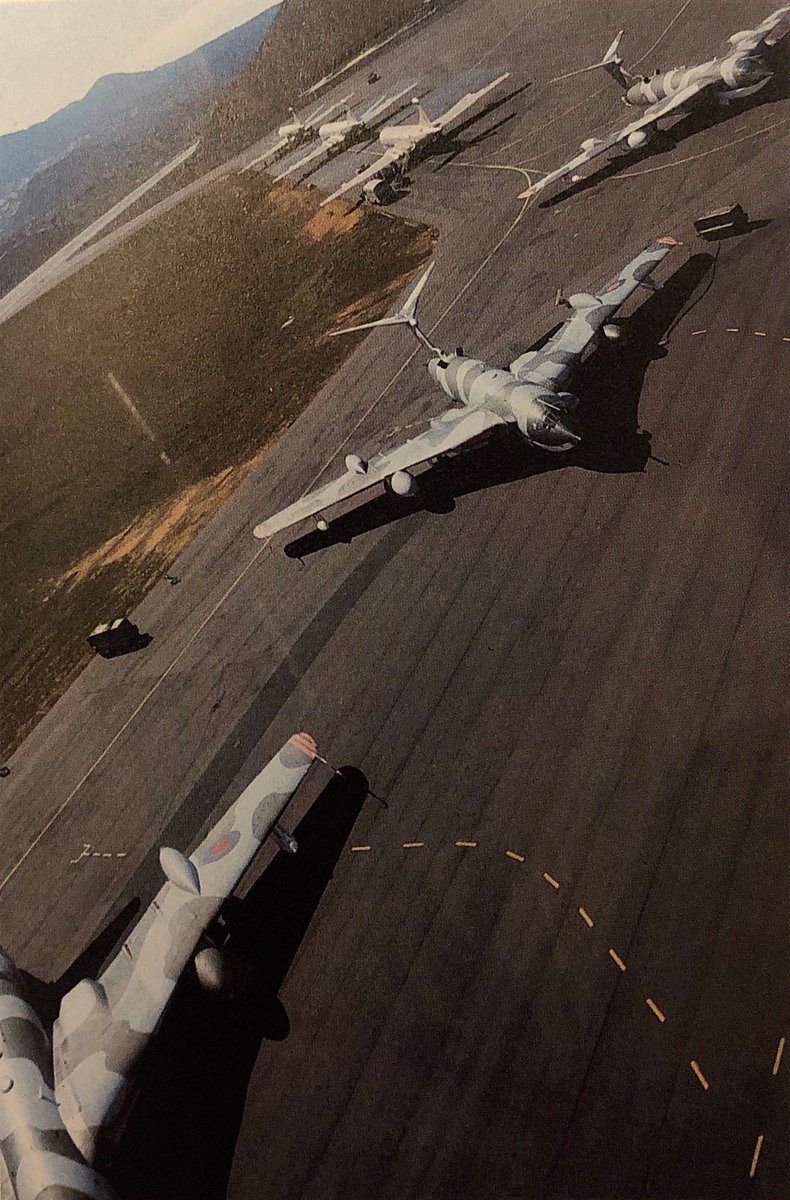 The number of personnel on the island increased to just under 1,000, of whom around 120 were Navy, 60 were British Army, and 800 were RAF.This was too many for the island’s fresh water supply, so bottled water had to be flown out.