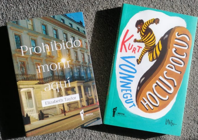labestiae's tweet photo. ¡¡¡¡Hoy 22hs!!! ¡¡¡Extraordinario sorteo: la obra maestra 'Prohibido   morir aquí' de  Elizabeth Taylor, y la novedad "Hocus pocus" de Kurt  Vonnegut !!!!  Con solo retwittear participás! https://t.co/TWOzxRTLKn