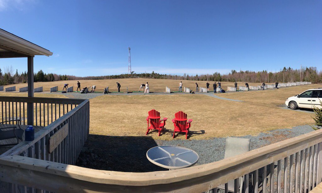It was a beautiful day on the range! We’ll be open weekends as weather permits until we start our summer hours.