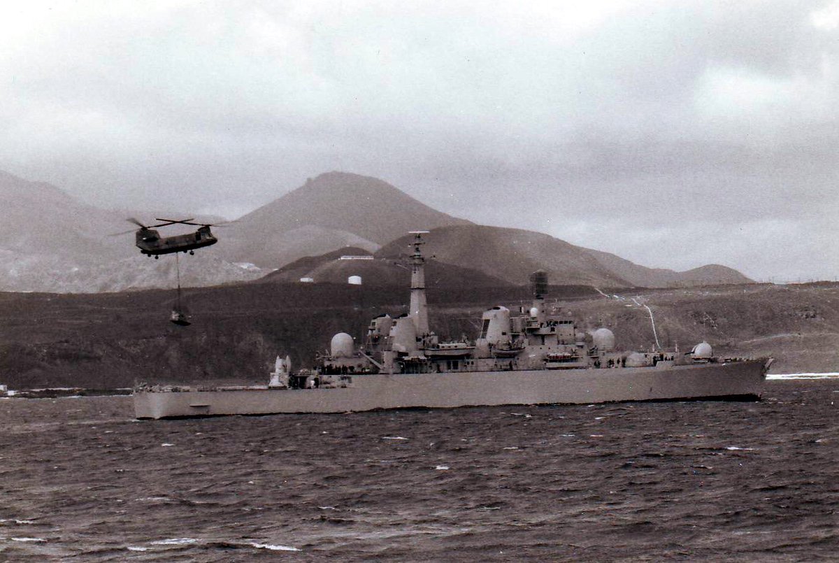 Falklands  #OTD 14 April 1982: time for an Ascension Islands update.Without Ascension, and specifically Wideawake Airfield, the operation to retake the Falklands would not have been a success.It served two purposes: logistic support for the ships AND a base for RAF aircraft.