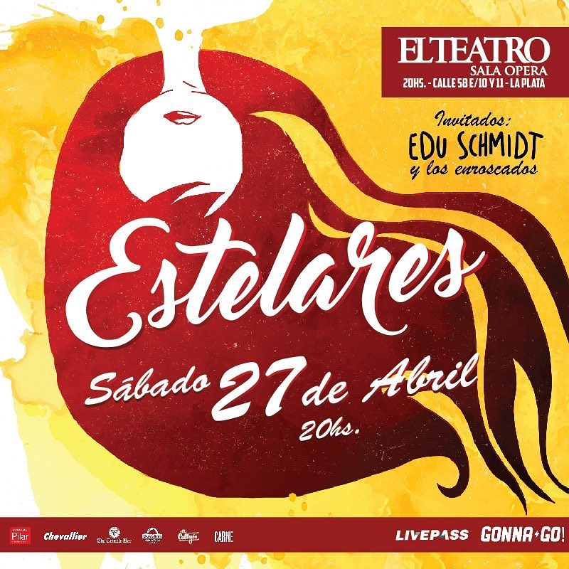 #LaPlata 27 de Abril Teatro Sala Ópera! 
Tickets: livepass.com.ar
+info: facebook.com/events/3837314…