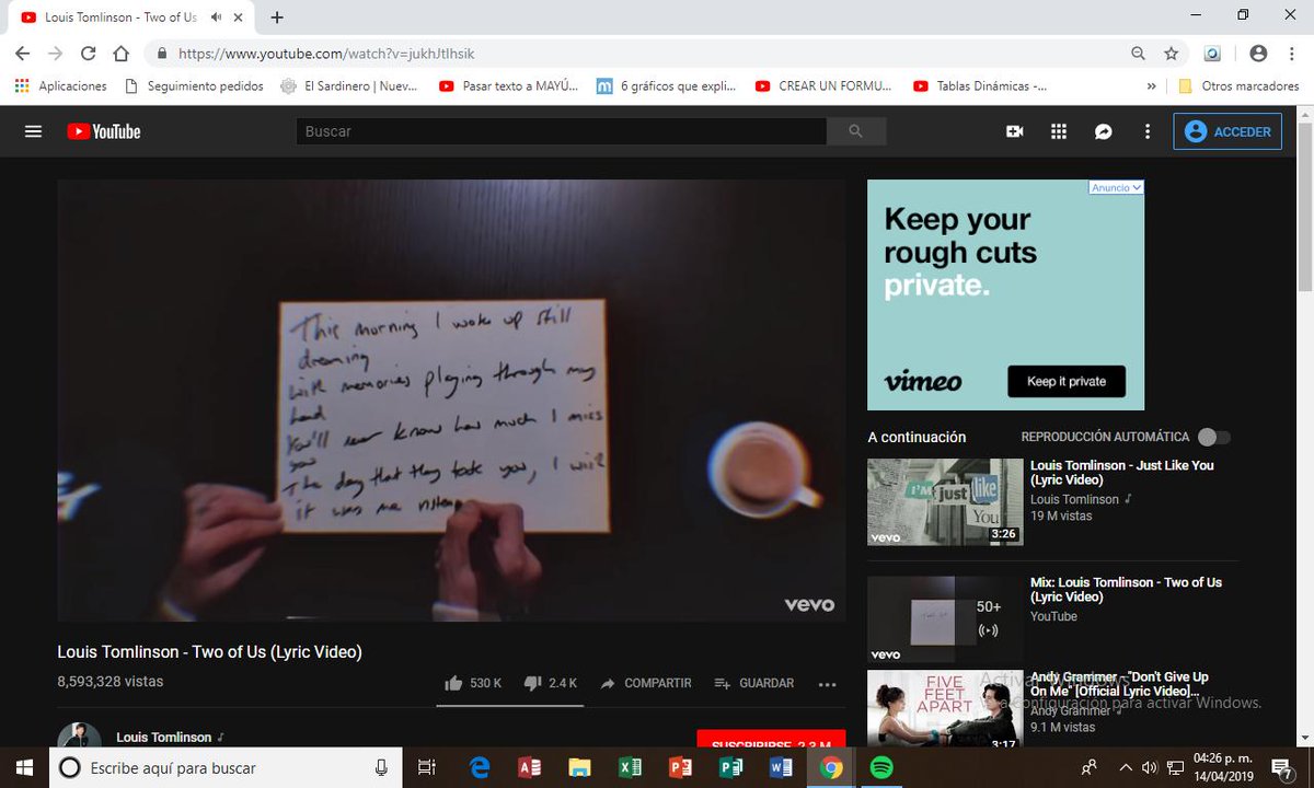 Dany1DKILLJOY's tweet photo. VAYAN A REPRODUCIR ESTA OBRA DE ARTE, QUE ESA META NO SE CUMPLE SOLA #TwoOfUsYoutubeSession https://t.co/rJbw8ELtev