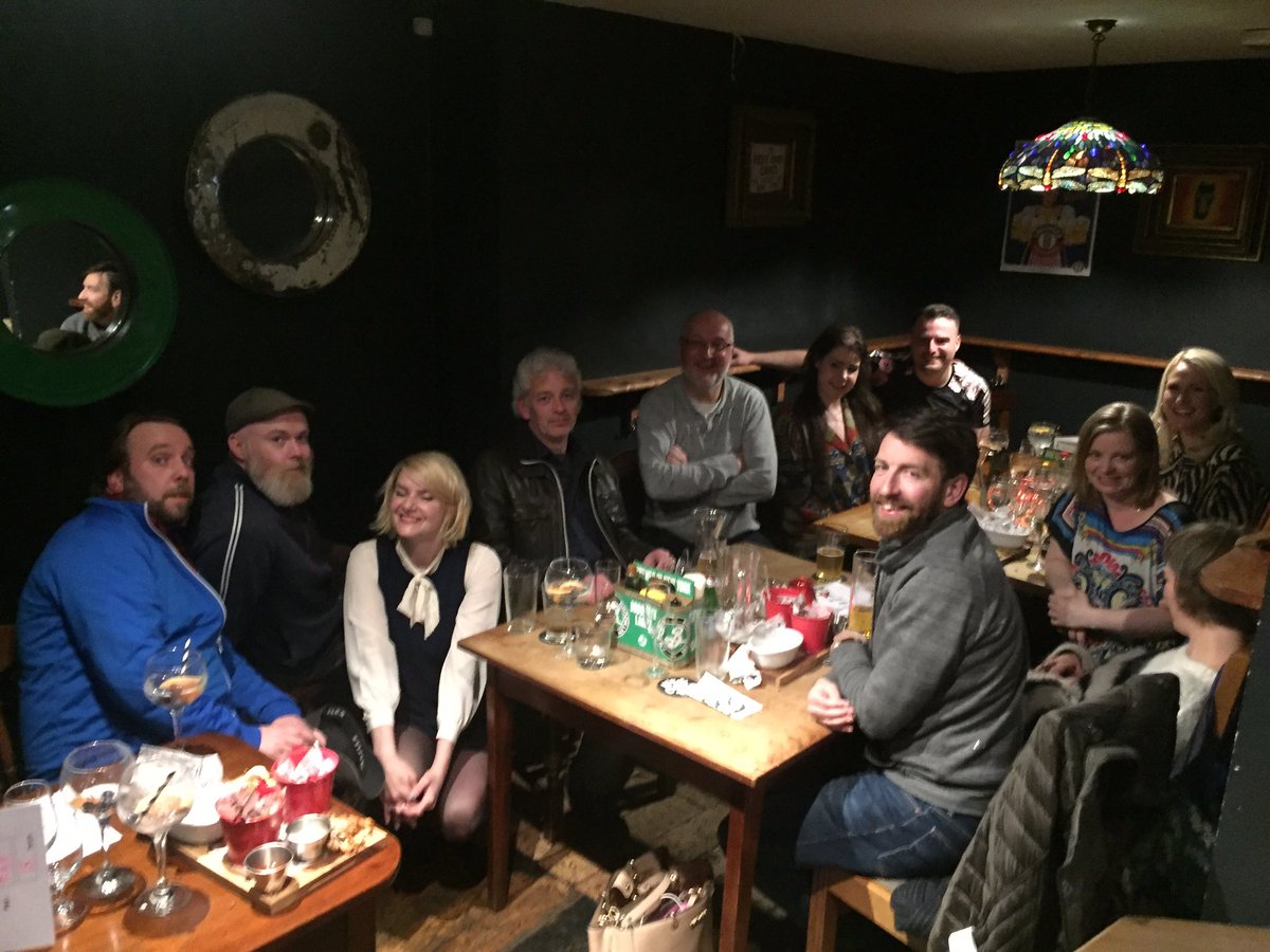 YCMIUradio's tweet photo. And it’s a wrap...party. Great to get some of the old crew back together in @blacksheepdub one last time. For now anyway. Til the next time. https://t.co/QBfAUl151l