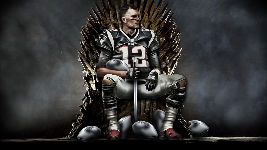 Thomas Edward Patrick of House Brady, the Second of His Name, The GOAT, King of the Touchdowns, the Passes and First Downs, King of the AFC, Khal of the Great Grass Field, Defender of the Division, King Regent of the Six States, Mover of Chains and the Father of Lombardis. #GoTS8