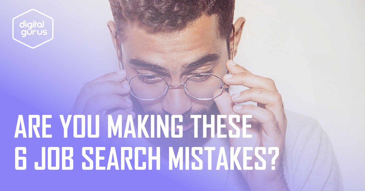 DigitalGurus's tweet photo. Are you unknowingly making your job search more difficult? Here are 6 common mistakes and how to correct them: https://t.co/yp0jPoZlmO
#DGtips #jobsearchtips #jobsearchmistakes #jobseeker https://t.co/7hZ9kb7gPz