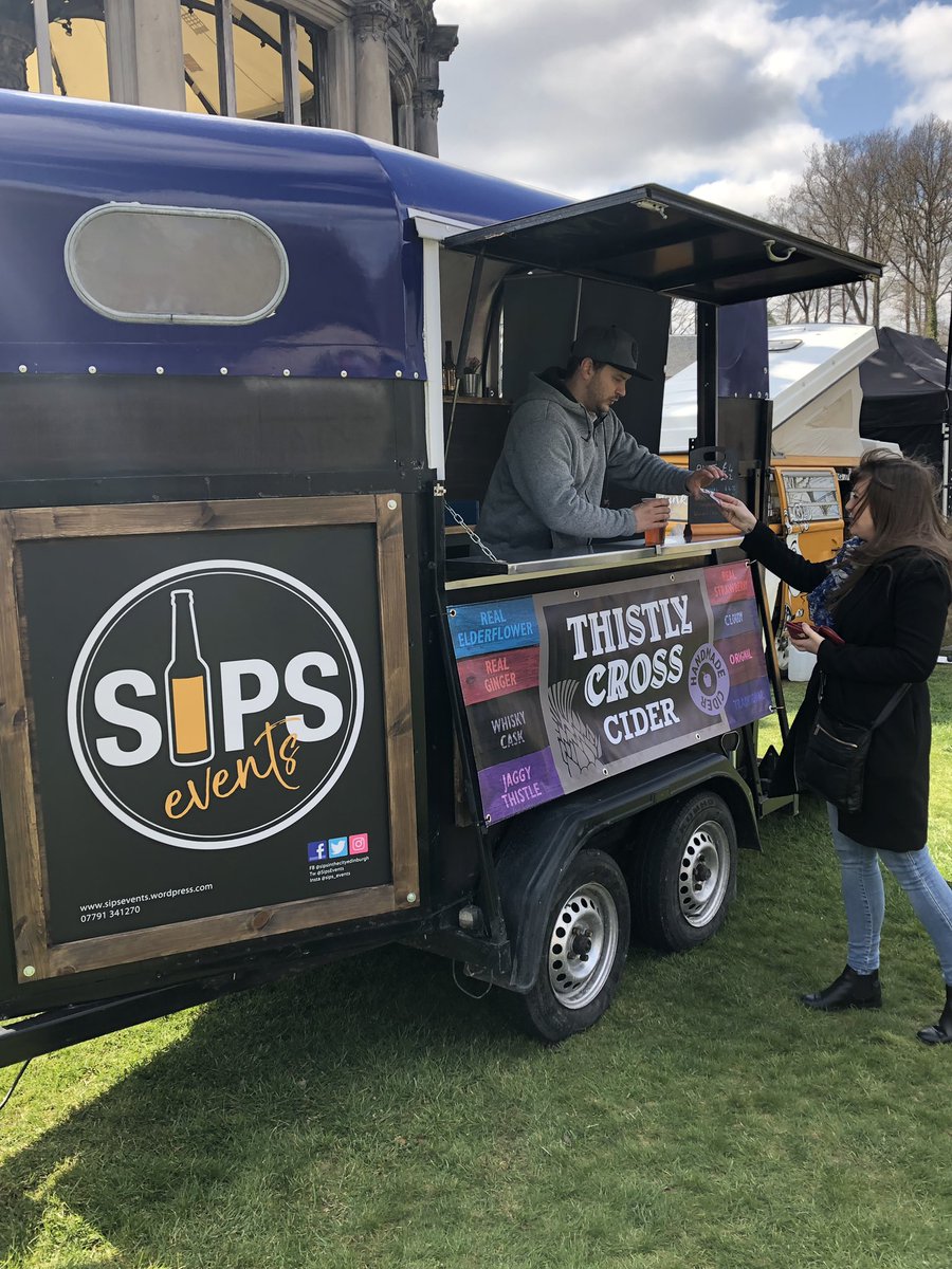Great day at <a href="/CaimEvents/">Caim Events</a> #SCRAN Food Festival in Dalkeith Country Park at the weekend! #greatfood #greatdrinks #cantwaitforthenextone <a href="/SipsEvents/">SipsEvents</a> <a href="/ThistlyCross/">Thistly Cross Cider</a> #events #scotland #edinburgh #streetfood #drinks #cider #horsebox