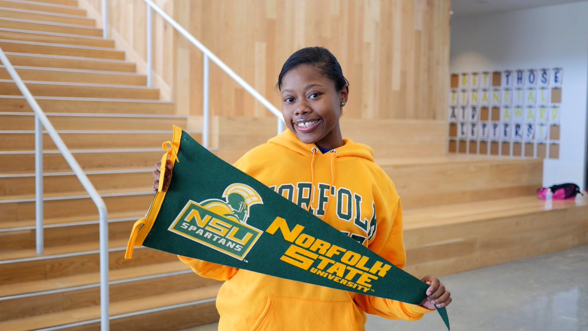 KIPP_DC's tweet photo. Join us in celebrating our two newest KIPP DC College Preparatory’s Class of 2019 college decision makers!

SeQiah will be attending Norfolk State University and Shamia will be heading to Morgan State University in the fall! 🎉🎓 https://t.co/REIvPkBExm
