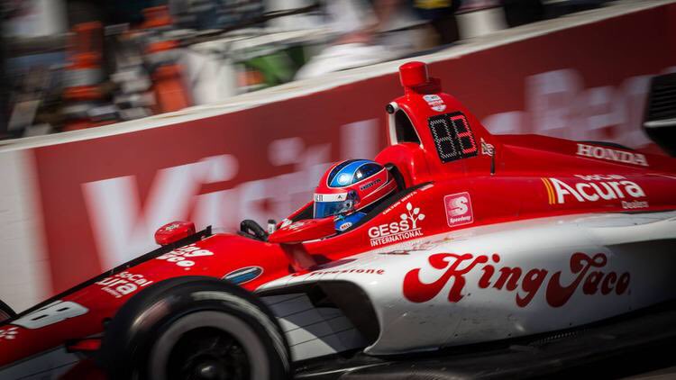 ambiogascouncil's tweet photo. What an exciting day of #INDYCAR racing at the #AGPLB! @PatricioOWard and @ColtonHerta,  super strong racing today. Thanks for flying the #biogas flag and we’ll see you in Indianapolis! https://t.co/uZBr6a7tM1