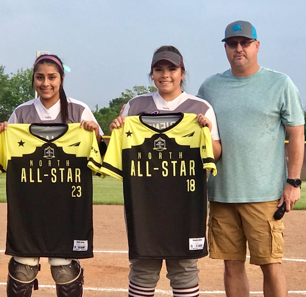 Lockhart_SB's tweet photo. Marissa Camacho &amp; Alyssa Barrientez have been selected to play in the @4thallstargame June 4th, 7pm at St. Mary’s Univ. Congratulation ladies! @LockhartISD https://t.co/cVnKYuQLuZ