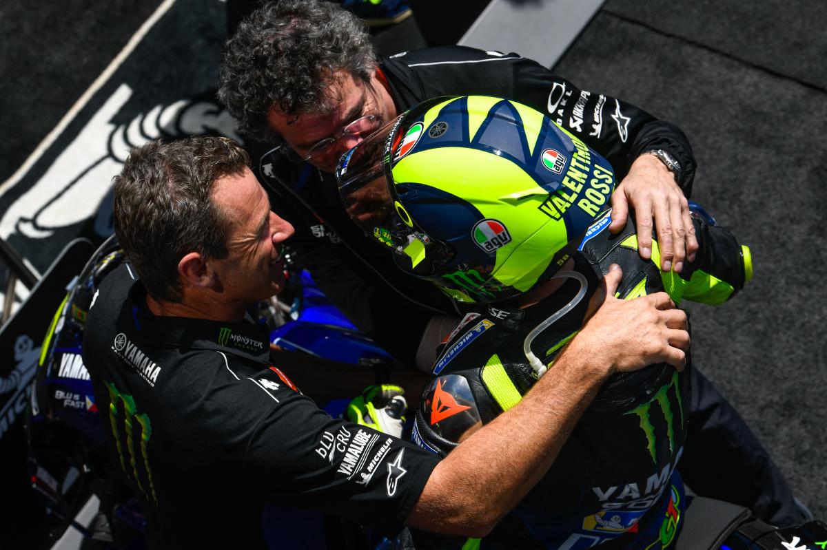 MotoGP's tweet photo. 💪 @ValeYellow46: “We are good this year, we are strong”

A second consecutive P2, second in the Championship and an on-song Yamaha - ‘The Doctor’ is on form in 2019 🔥

#AmericasGP 🇺🇸 | 📰
https://t.co/8hjpb1pgDv https://t.co/m0xNrVkr6c