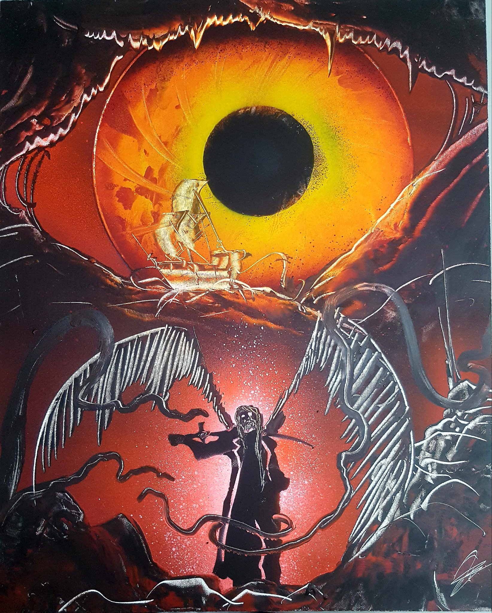 Spray Paint Art by Nathan Salmon on Twitter "Hey Lanipator so I was a bit behind on 