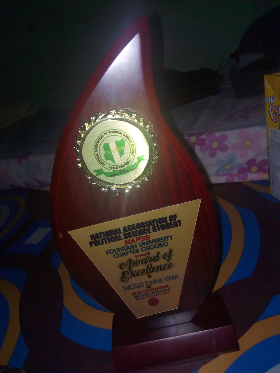 tomiwa999's tweet photo. Hi friends it's my final year dinner well we got the award for the most outstanding student for the 4th time
#politicalsciencestudent
#napss https://t.co/SBFhNVeOiP