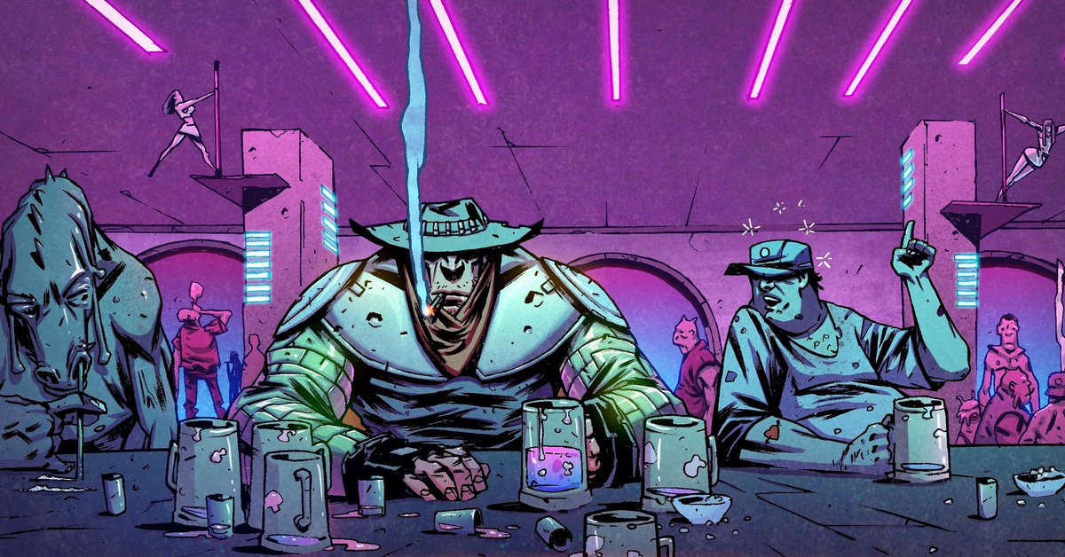 Little preview of what’s coming in Jack Irons #2 •Lines by @maxidallo • Colors by me •  @cowboy_steel  #comicbookcolorist #comiccolorist #comiccoloring