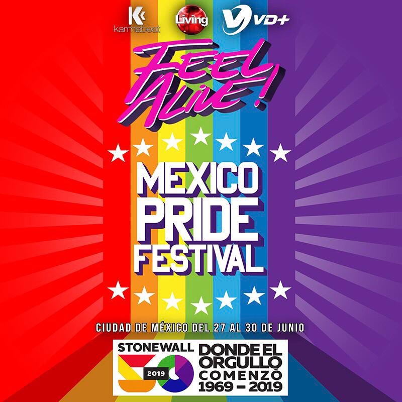 livingmex's tweet photo. Celebramos 50 años levantando la voz con Orgullo...!!!

🏳️‍🌈Mexico Pride Festival🏳️‍🌈
Del 27 al 30 de junio #CDMX

LIVING Karmabeat VD+
#FeelAlive #Stonewall #Living #Karmabeat #Vdmas https://t.co/EjiRfavQ6f