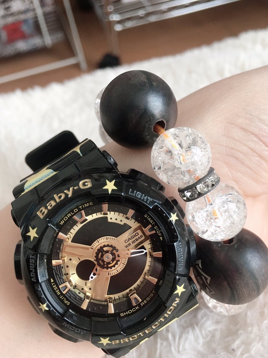 tsutsuimasako's tweet image. 久々にG-SHOCK❤
時計見ないけど💦
アクセサリーwww
お気に入りのパワーストーン😍
#リバティーウォーク熊本代理店
#gyangarage
#lbshop
#パワーストーン
#京屋