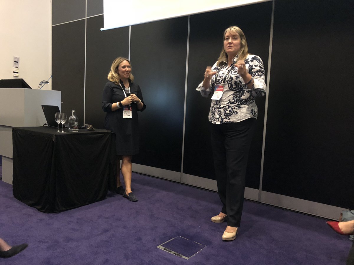 SmartRecruiters's tweet photo. Tracey Allison of @AveryDennison sharing her 0-to-100 success story of working with / deploying SmartRecruiters! #Unleash2018 #ATS https://t.co/fJ89N1jhQd