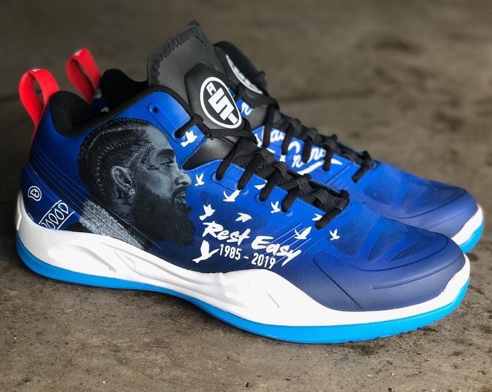 custom nipsey hussle shoes