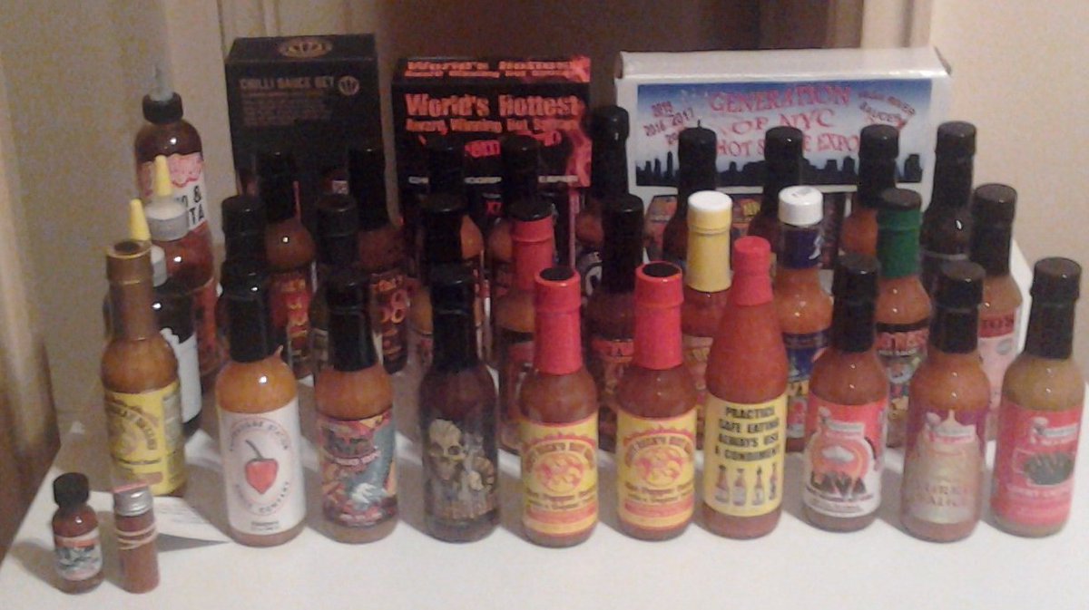 A 42 bottle haul at the <a href="/nychotsauceexpo/">NYC Hot Sauce Expo</a> does not indicate addiction, just... umm... a vociferous palate. That's my story and I'm sticking to it.