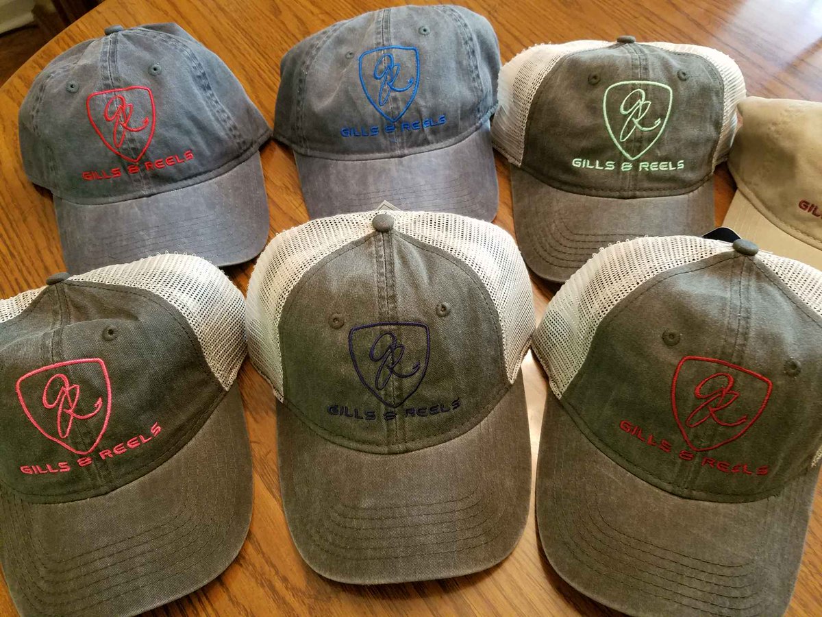 gbass514's tweet photo. We have new Gills & Reels hats in stock. $20 each PM to place your order. #gillsandreels #fishing #bassfishing #bass #family #inthelightart #burniesbbq #rrvan #lews #flw #costa #steelbuildingus https://t.co/st7fpPjEEg