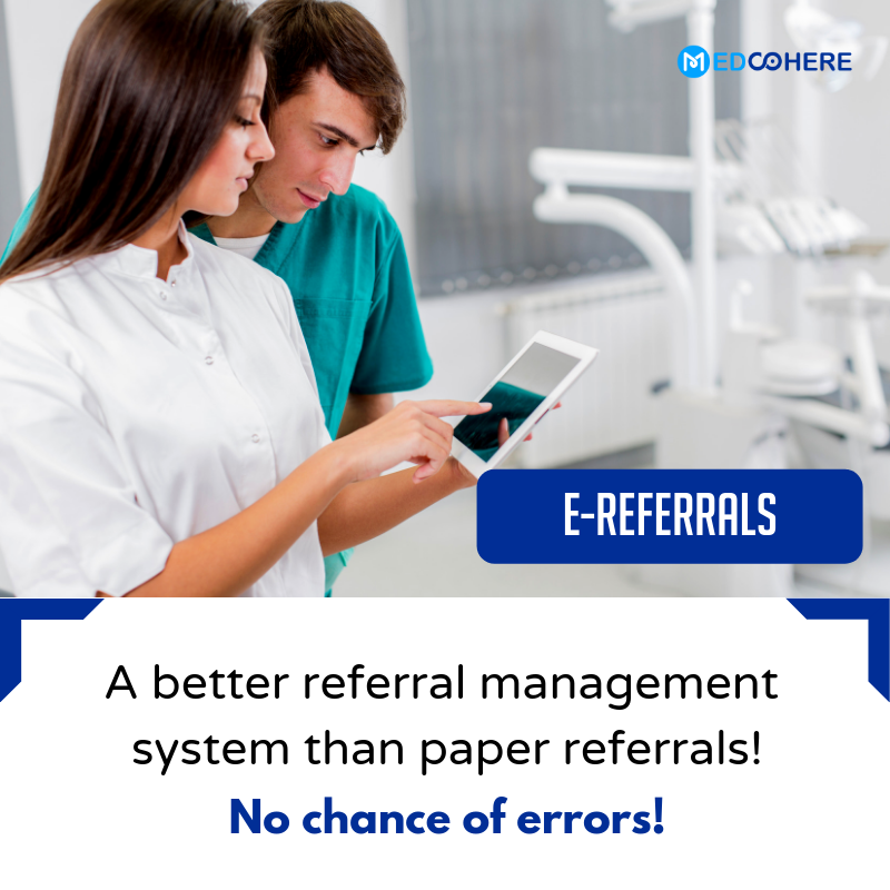 kandru2003's tweet photo. However, with the advanced electronic system, no such issue is prevalent because of the streamlined process. Even if an error is made, it can be detected early before sending the referral. #ereferrals #referralmanagementsystem #dentists https://t.co/JHlvqSNNuC