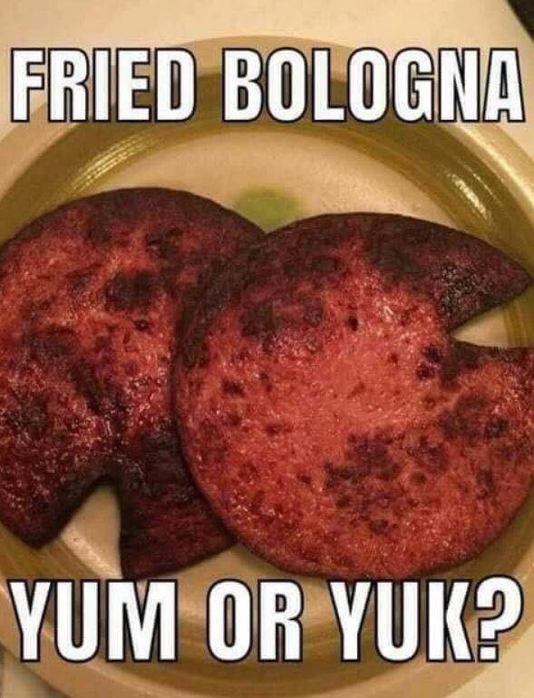 I’ll eat it! #backwoodslife #campfood #eats #bologna #fried #heckyeah #whynot #budgetfood