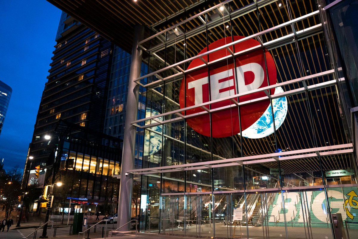 TEDTalks's tweet photo. Hey Canada! 🇨🇦 We're thrilled to be back in Vancouver for #TED2019. @vanconventions https://t.co/HU2EiOu27n