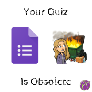 alicekeeler's tweet photo. If Google Forms Can Google It…  It’s Obsolete - https://t.co/PvNlJfSnTA https://t.co/X3gFDklMr4