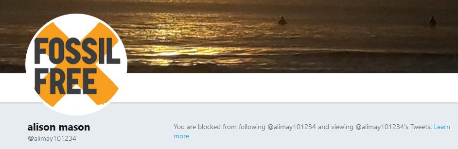 overthelies2010's tweet photo. Just had another win. They block you when you challenge them with facts! A sign of cowardice in my opinion to block someone for those reasons! #FactsMatter but not to the anti #Coal zealots! #Adani #GalileeBasin #AbbotPoint https://t.co/moXmOQyQvq