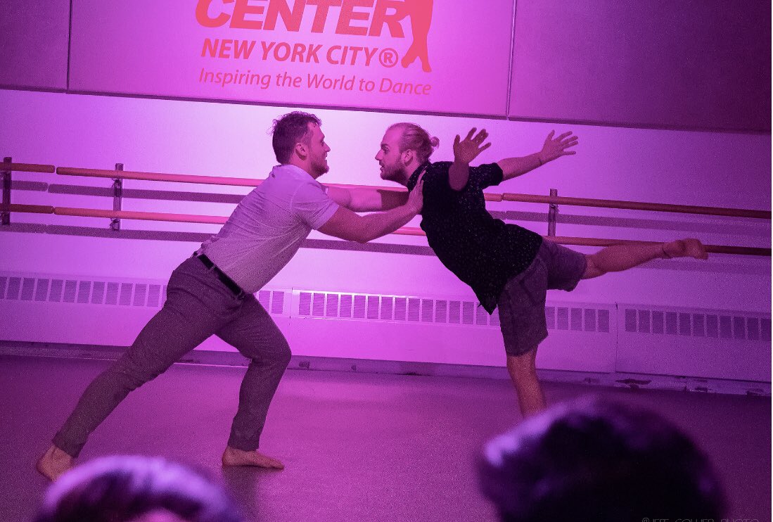getmarInspired's tweet photo. : photos of our boys @wyattwerks &amp; @chrlesnchrge dancing @marInspirations choreography at “The Giving Tree” benefitting the @AliForneyCenter for homeless LGBTQ youth last month in NY at @BroadwayDance ! 🌈

#loveisLOVE #lgbtq #pride #representation #worldofdance @worldofdance https://t.co/22iAPYgneC