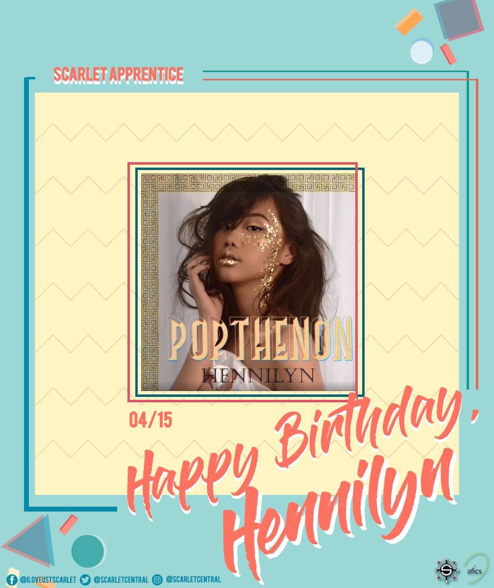 scarletcentral's tweet photo. 生日快乐!
Happy birthday to our Apprentice for Community Development, Hennilyn Tan! 🎉🎉
Pubmat by: Mariela Ong
#DoItWithSCARLET https://t.co/y7Q1QqsoIm