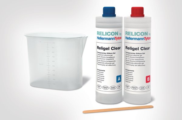 HellermannTyton's tweet photo. Religel Plus and Religel Clear 2-component silicone gels can be dosed as required. The transparent gel contains no hazardous substances and can be removed residue free. Details here:
https://t.co/BotMtjgeB8
#Relicon #electrical #engineering #tool #resistance #cablejointing https://t.co/qzYO9pHmxO