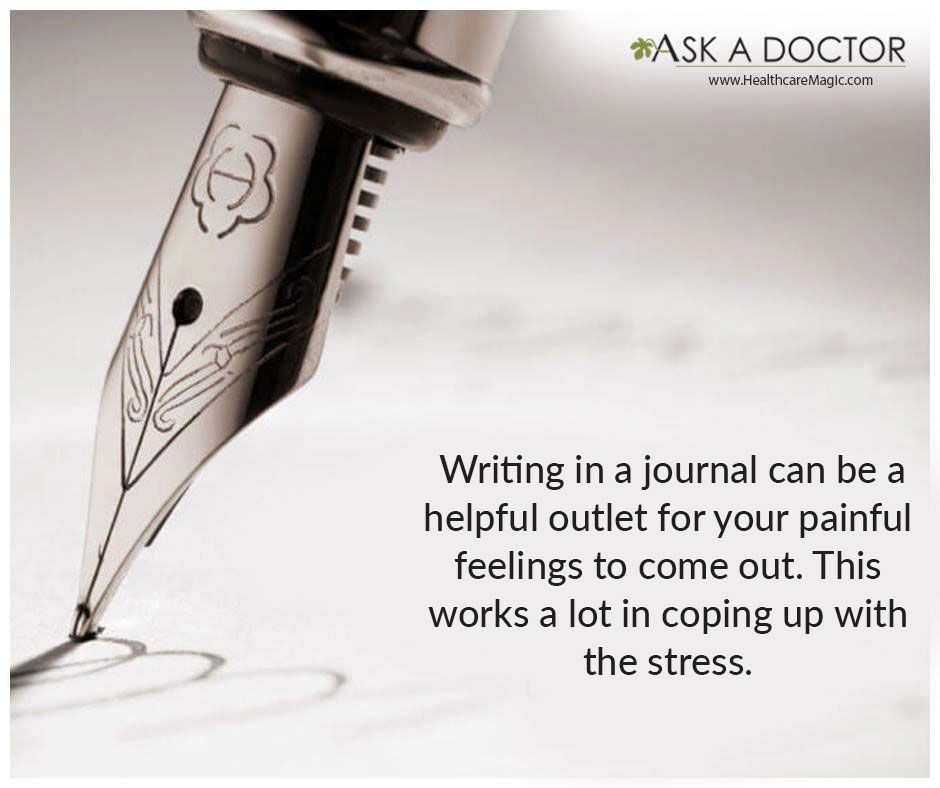 Largest Health Q&A site. 
Ask a Doctor Online at 
askadoctor24x7.com/app 

#writing #dairywriting #pendownemotions #stress #beatstress #AskADoctor #DailyHealthTips #HealthcareMagic
