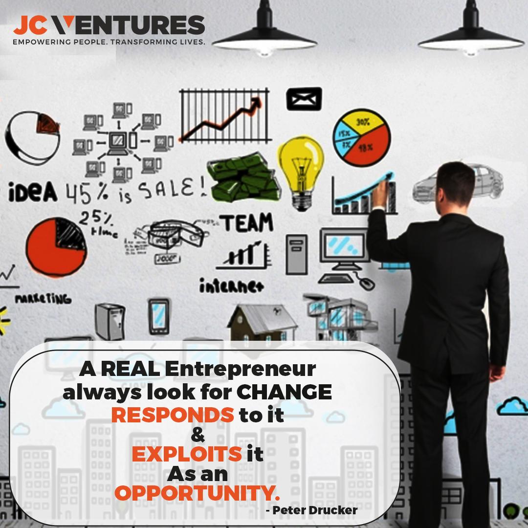 cmdjcventures's tweet photo. Welcome all the changes in your entrepreneurship journey and respond when it happens and exploit it as an opportunity to take maximum advantage in your business. Make the most out of opportunities...!!

#mondaymotivation #businessgoals #entrepreneur #opportunities #jcventures https://t.co/mpPNN4kb7l