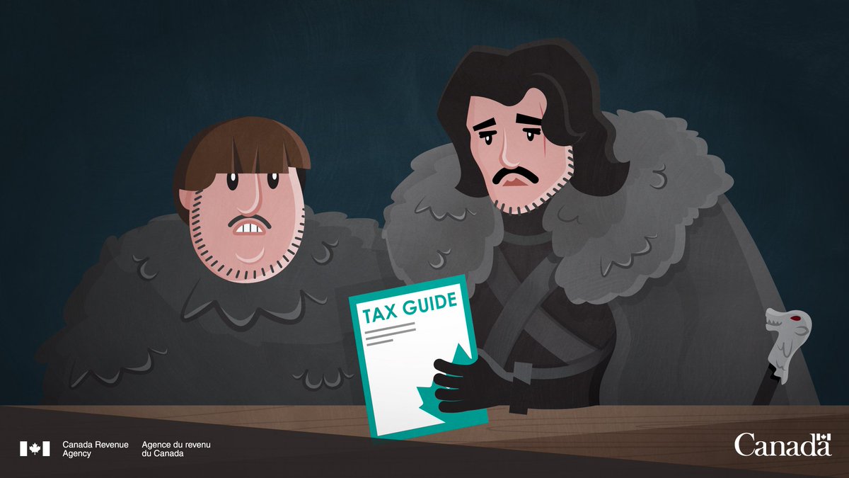 CanRevAgency's tweet photo. Winter is coming…and so is the tax filing deadline. https://t.co/XMK2cz4ZLP #CdnTax #GameOfThrones #ForTheThrone https://t.co/AvTbpPGpAW