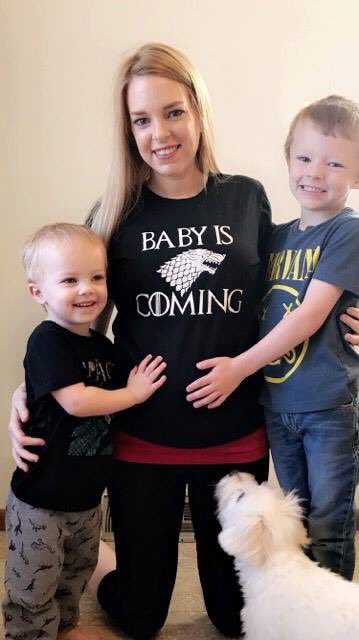bvader30's tweet image. Baby is coming Sept 19!  #GameOfThornes #got #GameofThronesDay