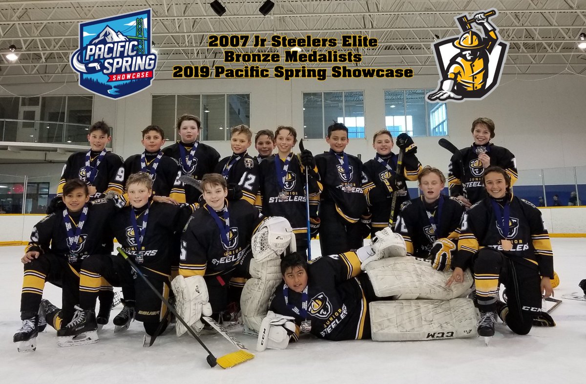 jrsteelers's tweet photo. Congrats to our 2007 Jr Steelers Elite only losing one period of hockey this weekend and finishing with Bronze at the @psstourney. Congrats to @vipers_van on the Championship and @2007BCBears on the silver. 

See you guys at @eldhockey @pepshowcase https://t.co/CfEOItRv82