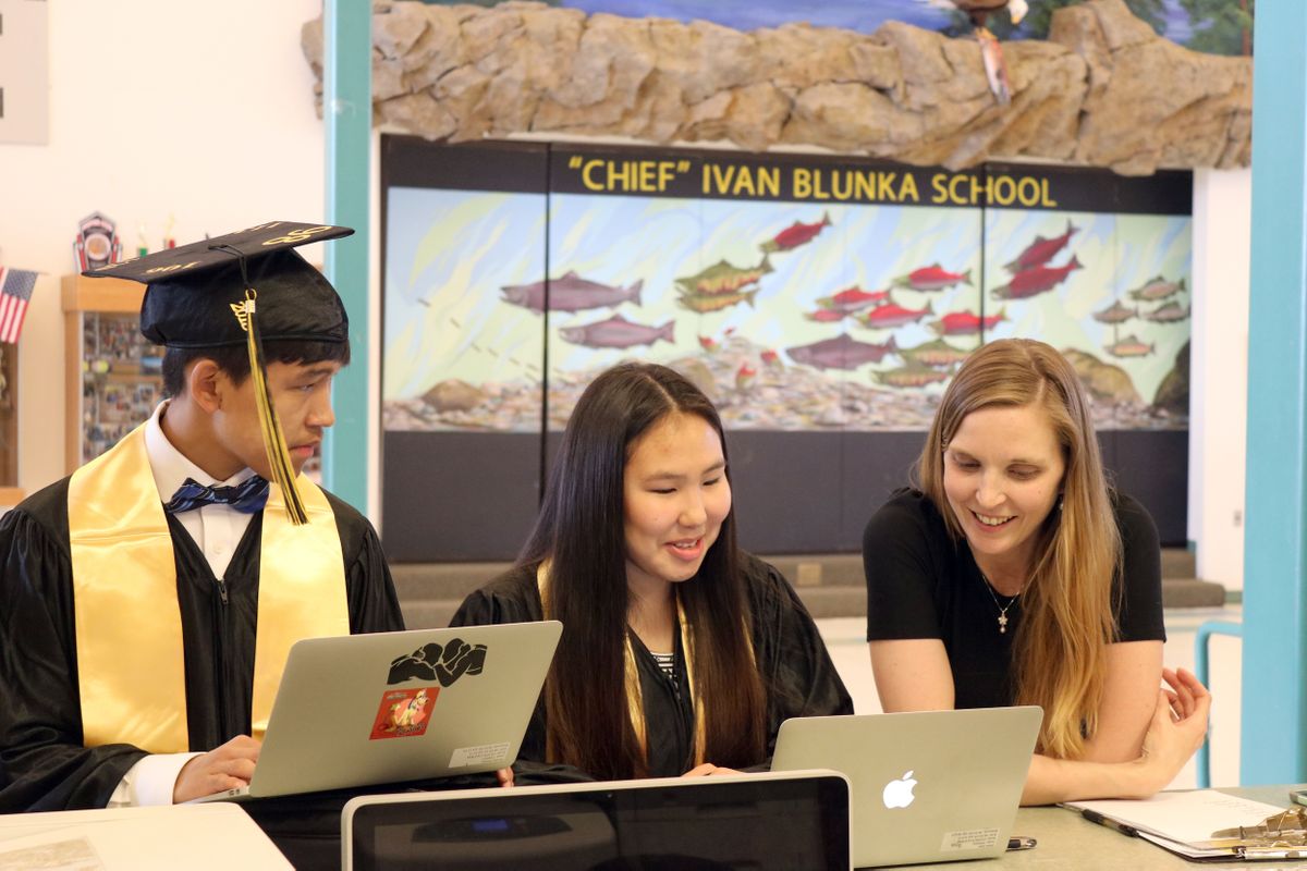 adndotcom's tweet photo. Meet the 2019 National Assistant Principal of the Year. She lives in New Stuyahok. https://t.co/lXReePMJmW https://t.co/WbpseocWPR