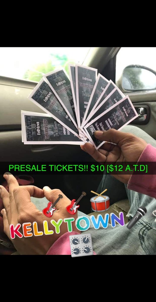 LordHeavyClaps1's tweet photo. It's finally here!! tickets to my bands show is on APRIL 20TH 4/20.

Presale price is $10
[$12 ATD]
#KellyTown #Music #Gigs #SupportLocalMusicians https://t.co/OX9mLC8uQU