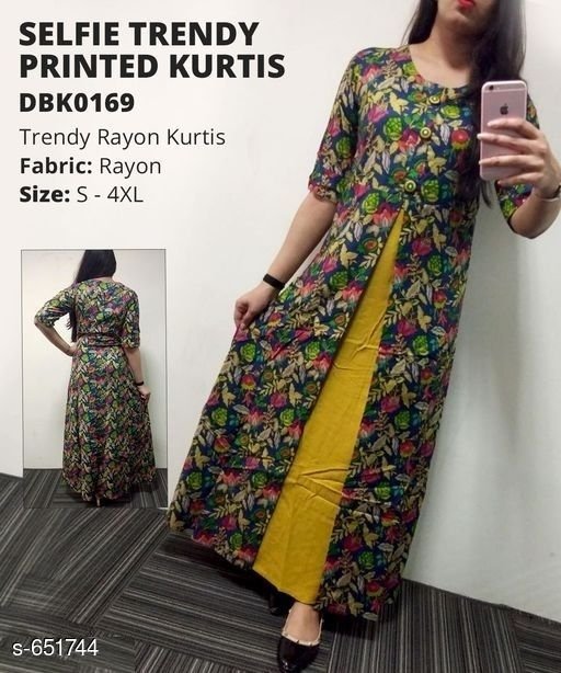 LookSmart15's tweet image. Whatsapp -&amp;gt; bit.ly/2GclrZP (+919123478024)
Catalog Name: *Selfie Stylish Printed Kurtis*
Fabric: Kurti - Cotton / Khadi / Rayon
Sleeves: Sleeves Are Included
Size: Variable (Message Us For Product Details)
Type: Stitched
Dispatch: 2 - 3 Days
Easy Returns Available
