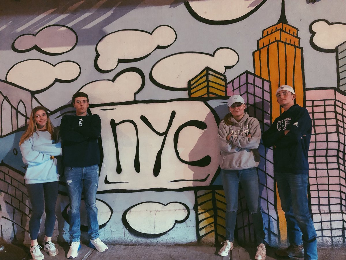 Adrenaline Rush Business Plan Team takes on NY!! #2019YBS <a href="/VEInternational/">veinternational</a>