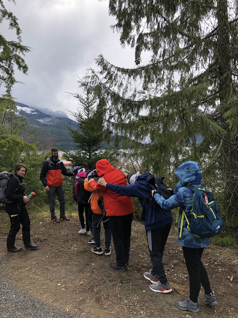 msphillpotts's tweet photo. Strathcona park lodge ice breaking games; thankfully, no actual ice @RAMcMath #outdoored #sd38learn #myspl https://t.co/6KmiZ6LqVg