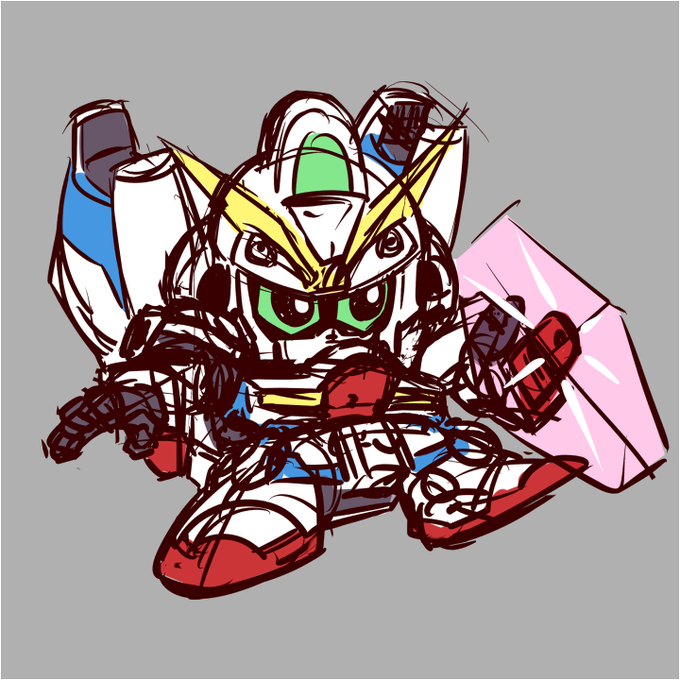 Sdガンダムの描き方のtwitterイラスト検索結果 古い順