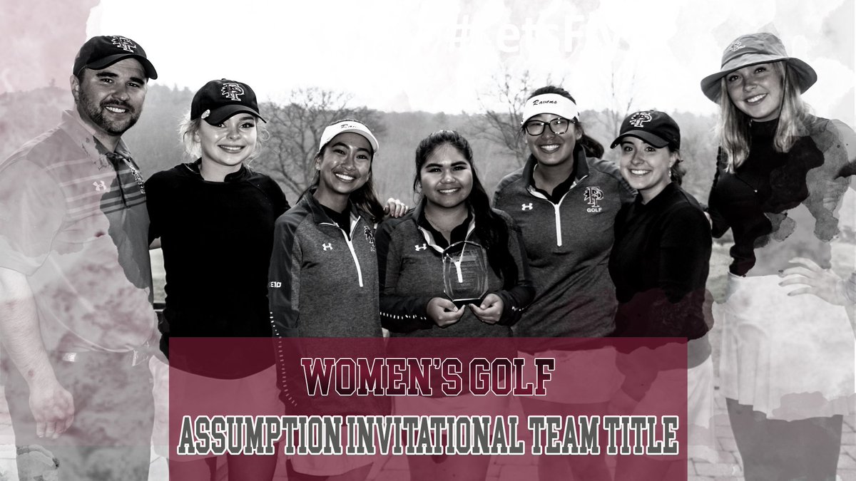 FPUathletics's tweet photo. GOLF: @FPU_GOLF Nathan Patterson and Sarah Daley take home medalist honors, both teams claim team titles at Assumption College Invitational! #RavenNation #LetsFly 

https://t.co/gR6n5FEctz https://t.co/KL3IMUvIFL